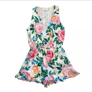 Everly Floral  Romper